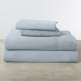 thumbnail image 5 of Great Bay Home Cotton Sateen Crisp and Cool Crisp Sheet Set  (King, Sky Blue), 5 of 7