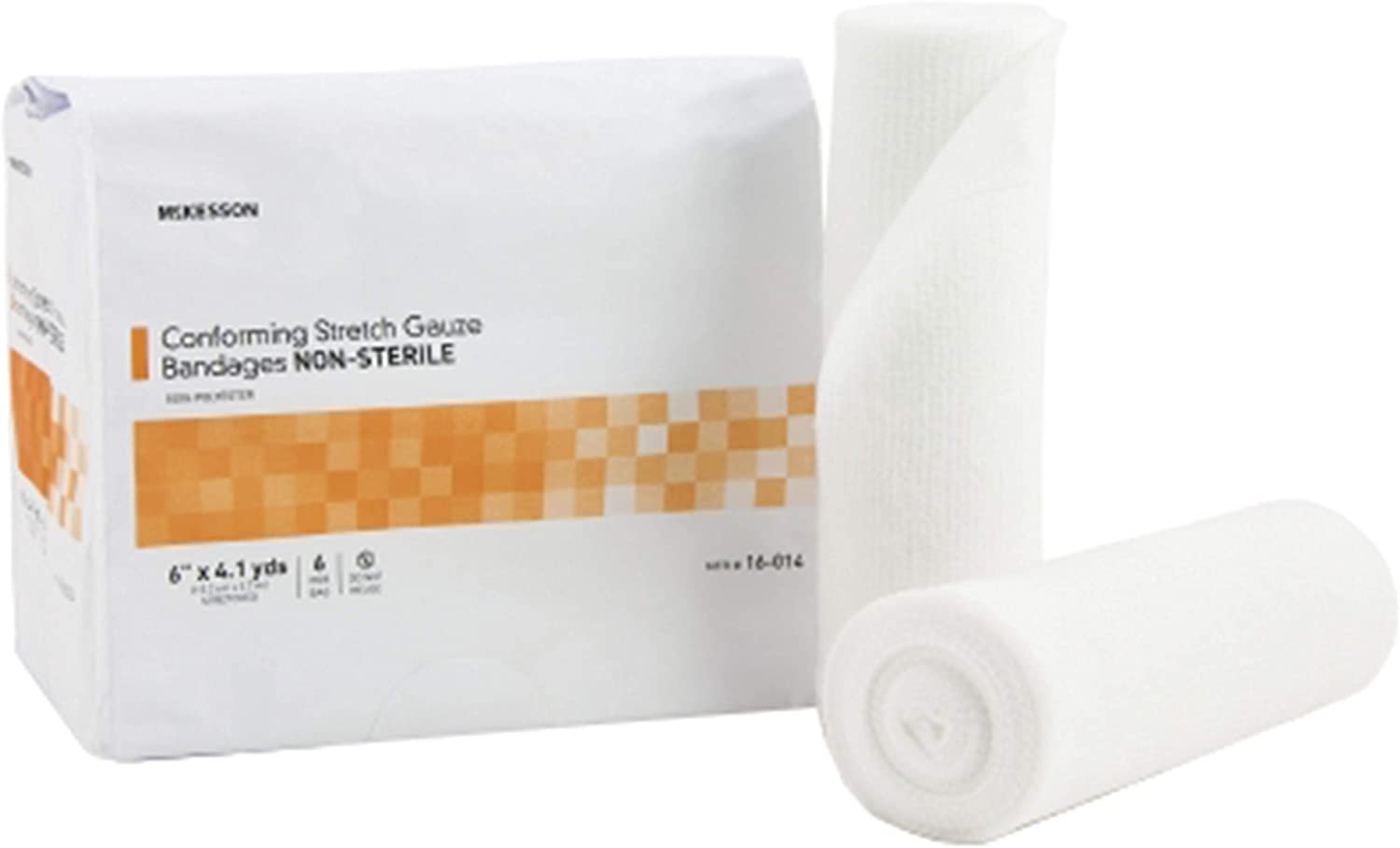 Conforming Bandages 6 inch x 4.1 Yards. 48 Rolls of Stretch Gauze