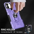 thumbnail image 6 of for Xiaomi Redmi A1 Case with Metal Ring Kickstand for Women & Men, Heavy-Duty Protection Shockproof Bumper Cover Case for Xiaomi Redmi A1 TY Purple, 6 of 18