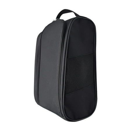 TTETTZ Golf Shoe Bag Breathable Sports Storage Bag with Ventilation Organizer Carrying Bag for Tennis Camping Bowling Rugby And Training Black