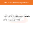 thumbnail image 2 of MAX Advanced Brakes - Brake Kit For 2010-2011 Ford Ranger| Carbon Ceramic Brake Pad and Rotor Kit Front and Rear| Daily Driving Geomet Coated Brake Rotors, 2 of 9