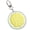 Green, variant on Lemon Shaped Key Chain Creative Fruit Model Keyring Charm Simulation Fruit Keyrings Pendant Handmade Jewelry for Women