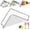 Sliver, variant on Stainless Steel Corner Sink Shelf with Triangular Open Wire Rack Design, Waterproof Rustproof Corner Sink Rack, Sink Corner Drying Rack for RV Apartment Compact Kitchen,1pc
