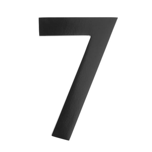 Architectural Mailboxes 3585B-7 Floating House Number 7, Black - 5 in.