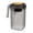 Black, variant on Tuscom Large Cold Drink Jug with Lid, Plastic Pitcher for Juice Tea Coffee, Beverage Container for Fridge, Home Use