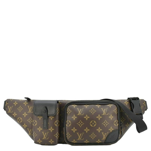 Pre-Owned LOUIS VUITTON Christopher Monogram Macassar Bumbag Brown