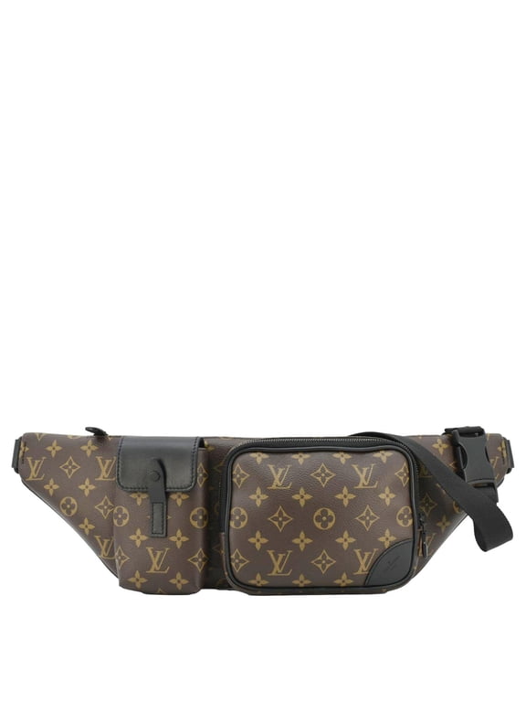 Pre-Owned LOUIS VUITTON Christopher Monogram Macassar Bumbag Brown