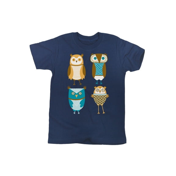 Instant Message - 4 Owls-TODDLER SHORT SLEEVE TEE-5T