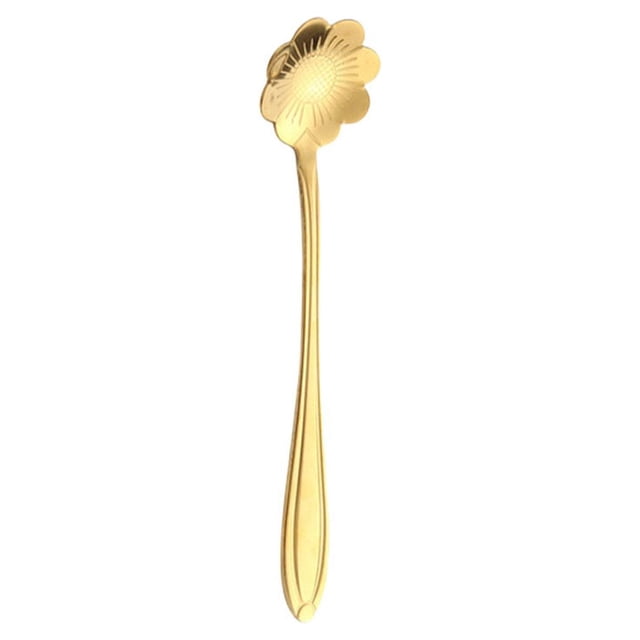 Injueey Acero inoxidable té postre pastelería cuchara café jugo bebida condimento azúcar cucharadita accesorio de cocina Type7 NO7