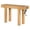 Natural, variant on GZXS 47.25" Solid Wood Console Table in Distressed Natural Finish, Modern Farmhouse Entry Table with Charging Station & Hidden Drawer, Thick Legs and Adjustable Feet, Sleek Rustic Design
