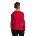 thumbnail image 2 of Sport-Tek YST420LS Youth Posi-UV Pro Long Sleeve Tee , True Red, M, 2 of 5