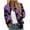 Purple-3, variant on TFEOQRY Women's Star Print Flight Jacket Long Sleeve Zip Up Coat Casual Fashion Fall Winter Outerwear Blue-1