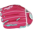 thumbnail image 5 of Guante de Softbol Rawlings Sure Catch Juvenil 10.5'' Rosa/Menta, 5 of 5