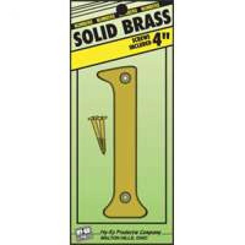 4In 1 Brass House Number