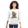 thumbnail image 3 of Woodsy Owl Eco Friendly Cute Forest Unisex Plus Size Sweatshirt Brisco Brands 5X, 3 of 5