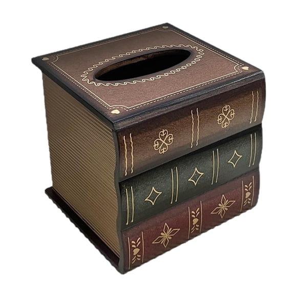 Porta pañuelos,Soporte decorativo para caja de pañuelos con relieve,Organizador de contenedores de pañuelos Estuche de pañuelos Almacenamiento,Adorno dispensador de servilletas de papel de