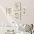 thumbnail image 2 of PixonSign 4 PCS Vintage Classic Wildflower Poster Plant Collage Nature Wilderness Plant Framed Wall Art Floral Botanical Room Decor Multicolor for Living Room, Bedroom, Office - 11"x14" Natural, 2 of 5