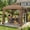 Brown, variant on COOS BAY 8 ft. W x 8 ft. D Red Outdoor Patio Soft Vented Top Gazebo with Zipped Netting, Corner Shelves, Ceiling Hook