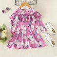 thumbnail image 2 of YEEDISON Baby Dress Children's Dress Autumn and Winter Girls Dress Cotton Print Long Sleeve Thanksgiving Girls Dress Children's Dress 18M-6Y, 2 of 5
