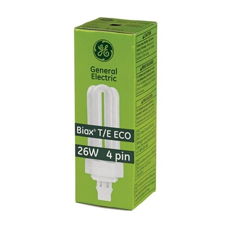 - GE Biax 26-Watt T/E ECO Triple Tube 4-Pin Light Bulb