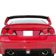 thumbnail image 3 of Ikon Motorsports Compatible with 06-11 Civic 4Dr MU Carbon CF Top Trunk Spoiler Painted Rallye Red #R513, 3 of 7