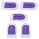 thumbnail image 4 of Fondant Cake Smoother, 5 Piezas Fácil De Limpiar Mango Diseño Cake Smoother Tool Fácil De Sostener Para El Hogar Para Cake Shop Para Postre Chef ANGGREK Otros, 4 of 8