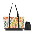 thumbnail image 7 of FORMRS Laptop Tote Bag for Women with 15.6" Computer Compartments Handbag, Orange Autumn Leaves, 7 of 7