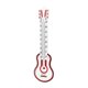 thumbnail image 3 of Termómetro higrómetro para guitarra temperatura y humedad ligero portátil para el cuidado de instrumentos Strade Fareast Limited, 3 of 8
