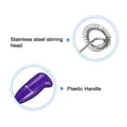 thumbnail image 4 of Uxcell Mini Electric Tumbler Stirrer, Handheld Mixer Battery Operated Stirring Purple 1pcs, 4 of 6