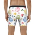 thumbnail image 4 of Rateoe Easter Egg3 Print Men’s Underwear Boxer Briefs Soft Comfortable Underwear Boxer Briefs, Long Leg Briefs,Anti-chafing Boxer Briefs, 4 of 7