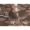 thumbnail image 3 of Ambesonne Autumn Quilted Bedspread Set 3 Pcs, Fall Inspirations Flowers, Twin, Redwood and Pale Maroon, 3 of 4