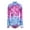 Blue&Purple, variant on Women Shiny Mermaid One Piece Swimsuits Upf 50+ Rashguard Shirts Sunsuits Champagne L