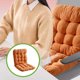 thumbnail image 5 of Cojín de asiento de chenilla de color liso, suave y sencillo, se puede atar con elástico, cojín de una pieza para cocina, restaurante o como respaldo., 5 of 7