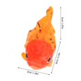 thumbnail image 2 of Moluckfu Orange Silicone Fish for Aquarium Decoration Realistic Fish Tank Decor, 2 of 8