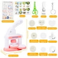 thumbnail image 3 of ABS Badge Making Kit Cultivate Creativity Pin Maker Kit Foster Hand On Skill Badge Maker Machine Add Fun DIY Machine for Children, 3 of 12