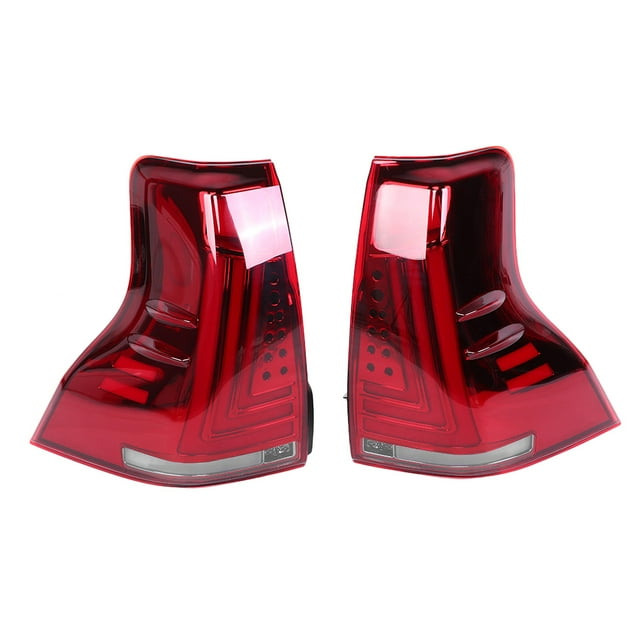 Paire de Feux Arrière LED Ensemble Clignotants Lampe Multifonction pour Toyota Prado 1017(Rouge )