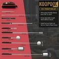thumbnail image 7 of ZJQYDS Magnetic Pickup Tool Set, Inspection Mirror Telescoping, LED Flashlight, Cool Gadgets for Men, Stocking Stuffers, Gifts for Dad, Husband, Kids, Boyfriend, Magnet Stick, 7 of 7