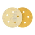 thumbnail image 4 of Dura-Gold - Premium - 220 Grit - 5" Gold Sanding Discs - 5-Hole Dustless Hook and Loop for DA Sander - Box of 50 Finishing Sandpaper Discs for Woodworking or Automotive, 4 of 6