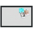 thumbnail image 2 of PinPix 22x14 Custom Cork Bulletin Board Grey Diamond Poster Board Has a Fabric Style Canvas Finish, Framed in Grey Diamond, by ArtToFrames (PinPix-126), 2 of 6
