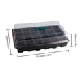 thumbnail image 1 of Plastic Flower Garden Nursery Pot,3 Pack 24 Cells Planting Seed Tray Kit Cells Seedling Nursery Tray Unrivaled Performance, 1 of 7