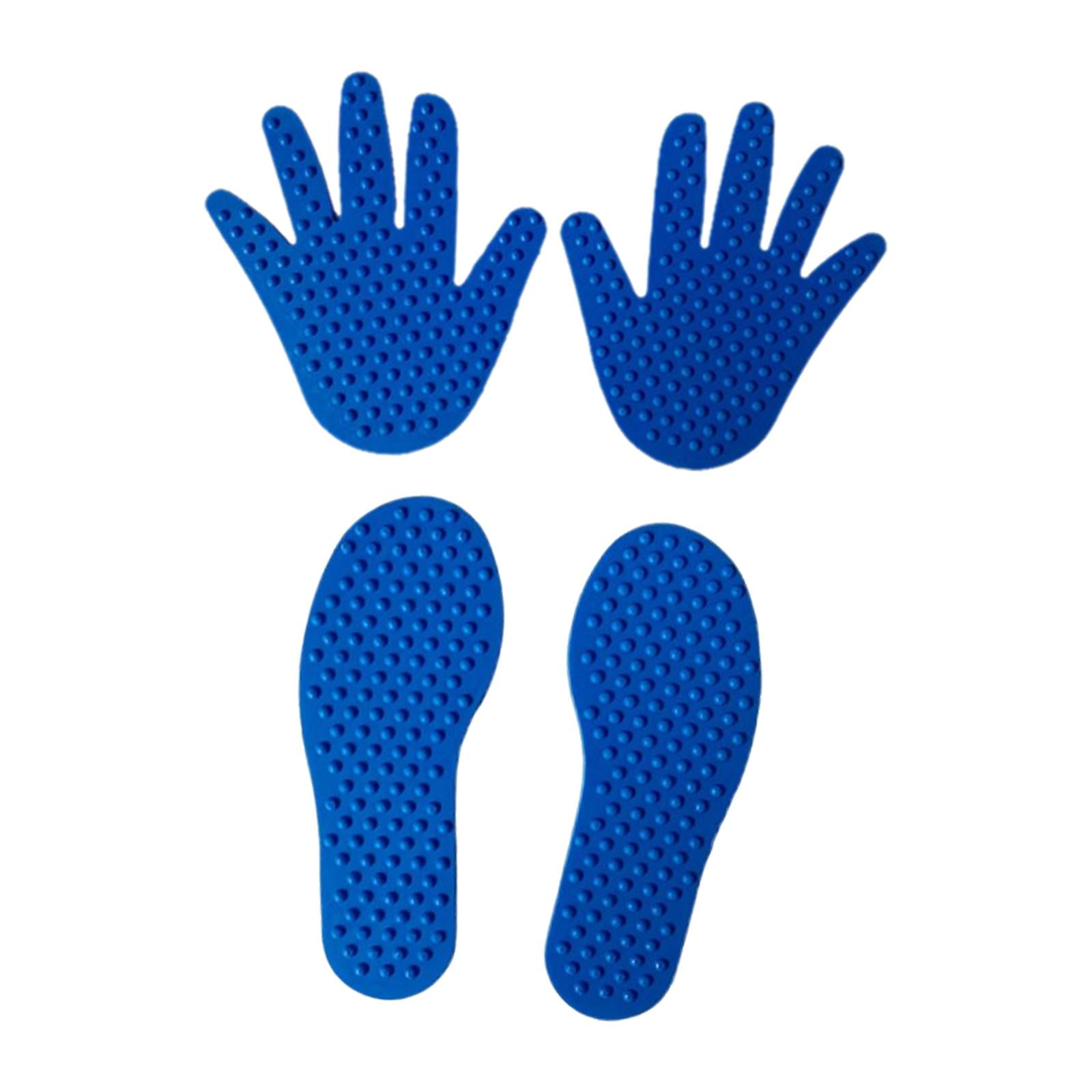 4 Pieces Footprint Handprint Toys Carpet Makers for Kindergarten Prop