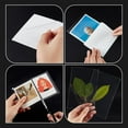 thumbnail image 4 of 100 bolsas de laminación autosellantes de PVC, láminas protectoras para fotos, láminas laminadas transparentes para pegatinas, láminas adhesivas transparentes., 4 of 7