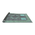 thumbnail image 2 of Ahgly Company Indoor Square Abstract Light Blue Modern Area Rugs, 4' Square, 2 of 4