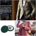thumbnail image 5 of Uxcell 50pcs 32L Fabric Cloth Covered Button 20mm Metal Shank Round Sewing Buttons for Suits Dress Blouses, Army Green, 5 of 5
