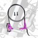 thumbnail image 4 of Frenos de disco universales para bicicletas Repuestos F160 / R140 para bicicletas FAT Bike Trail , Morado L Púrpura l Soledad Freno de disco hidráulico de bicicleta, 4 of 10