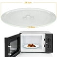 thumbnail image 1 of Assiette de Micro-Ondes de Rechange Plat de Micro-Ondes Durable Universelle Plateau Tournant de Micro-Ondes Assiette en Verre Assiette Ronde de Remplacement, 1 of 6