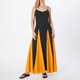 thumbnail image 1 of WILLBEST Vestidos Largos Casuales para Mujer, Vestido Maxi sin Mangas con Bloques de Color, Vestido de Patchwork de Corte Bajo, Vestido de Cintura Alta, Vestido Fluido de Línea A Chica, 1 of 3