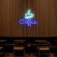 thumbnail image 4 of Coffee Cafe Neon Sign - Multicolor (Pink, 22.5"(W)x21"(H)), 4 of 4