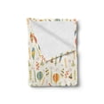 thumbnail image 2 of Birthday Soft Flannel Fleece Blanket, Celebration of Aging Every Year with Festive Ornaments Colorful Composition, Cozy Plush for Indoor and Outdoor Use, 70" x 90", Ivory Multicolor, by Ambesonne, 2 of 5