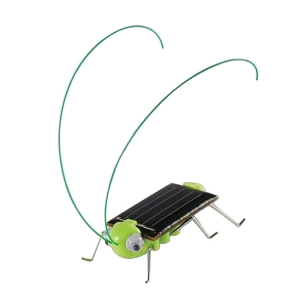 FELTECHELECTR Juguete robot saltamontes con energía solar, juguetes educativos para niños.